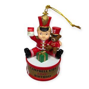 Vintage 2003 Campbell's Soup Campbell's Kids 100th Birthday Christmas Ornament